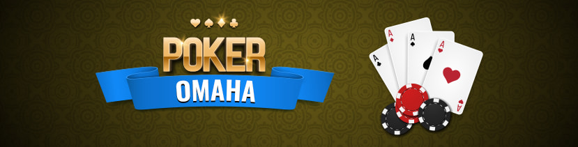 I Omaha poker fås fire kort på hånden.